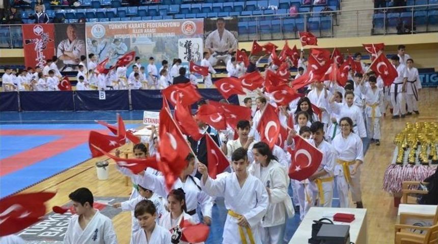 İller Arası Karate Şampiyonası Seremonisi Yapıldı