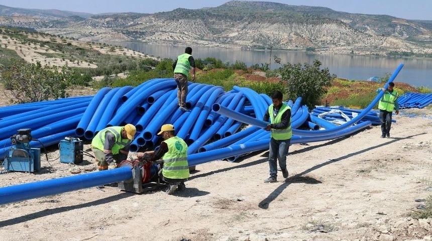 Birecik&rsquo;in Su Problemi &Ccedil;&ouml;z&uuml;me Kavuşturuluyor