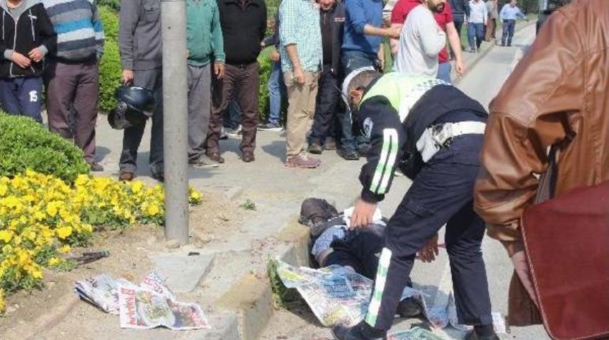 Tanker &Ccedil;arpan Motosikletli &Ouml;ld&uuml;