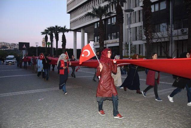 İzmirliler 57’nci Alay Şehitlerini Unutmadı