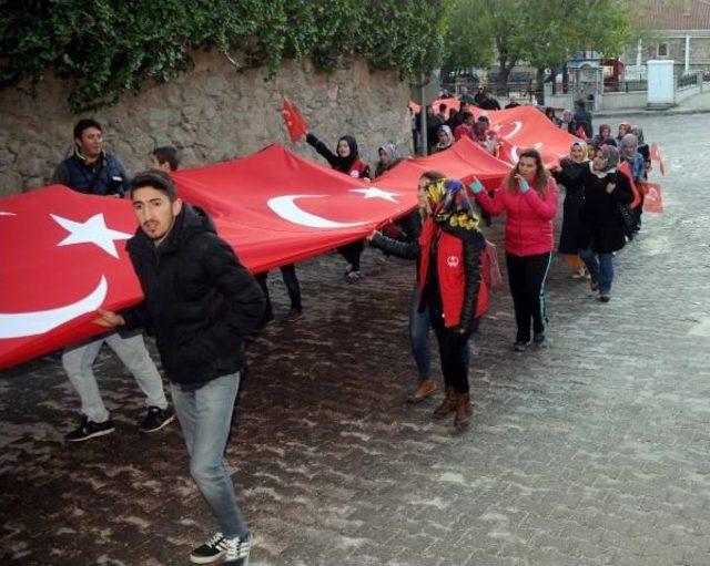 Tokat'ta '57'nci Alay Çanakkale Vefa' Yürüyüşü