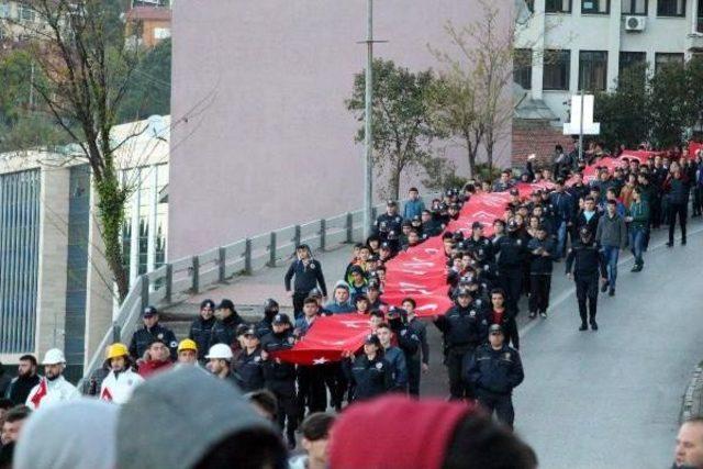 Zonguldak’Ta ‘57’Nci Alay Çanakkale Vefa Yürüyüşü’