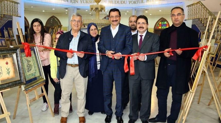 Estergon Kalesi&rsquo;nde "ebru Ve Kat&rsquo;ı Sergisi" A&ccedil;ıldı