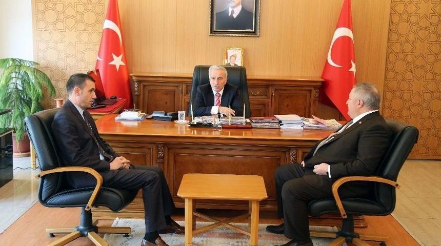 Kayseri Osb&rsquo;den Vali Kam&ccedil;ı&rsquo;ya Ziyaret