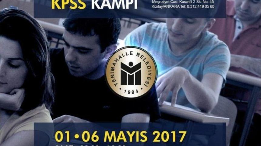 Yenimahalle Belediyesinden &Ouml;ğretmen Ve Memur Adaylarına &Uuml;cretsiz Kpss Kampı