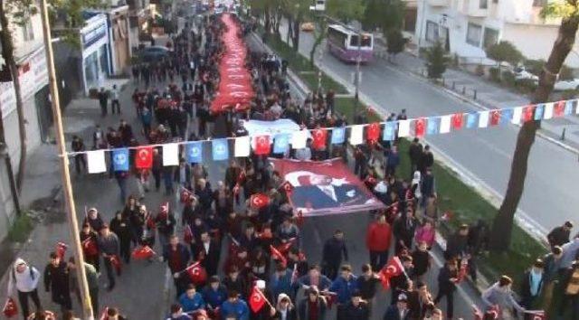 Eyüp'te 57. Alay'e Vefa Yürüyüşü