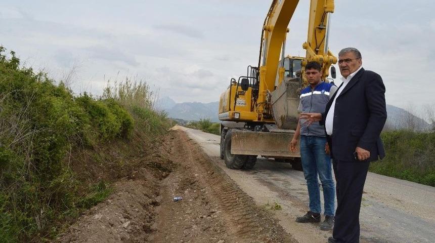 Serik Pınarcık Yolu Yenileniyor