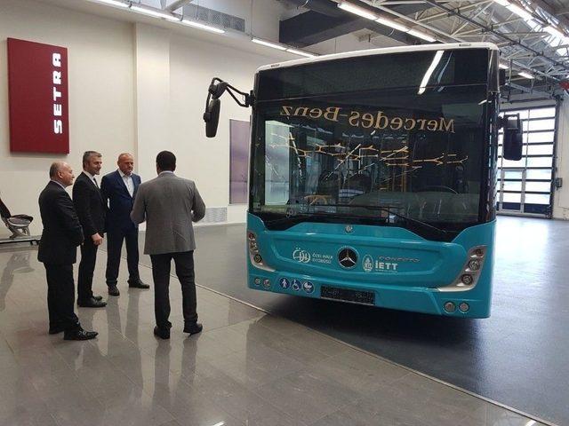 Başkan Keleş Yeni Nesil Otobüsler Hakkında Bilgi Aldı