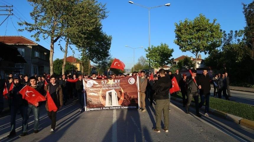 Sakarya’da ’57. Alay Vefa Yürüyüşü’ Gerçekleşti