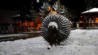 Tokat’ta Kar Yağışı Kartpostallık Manzaralar Oluşturdu