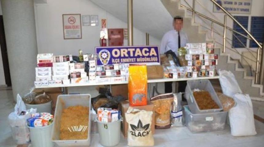 Ortaca'da  172 Kilo Ka&ccedil;ak T&uuml;t&uuml;n Ele Ge&ccedil;irildi