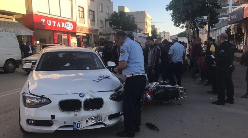 Kozan&rsquo;da Trafik Kazası: 2 Yaralı