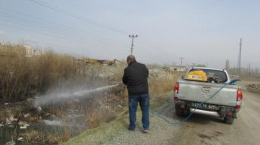 Iğdır Belediyesinden Larvasit M&uuml;cadelesi