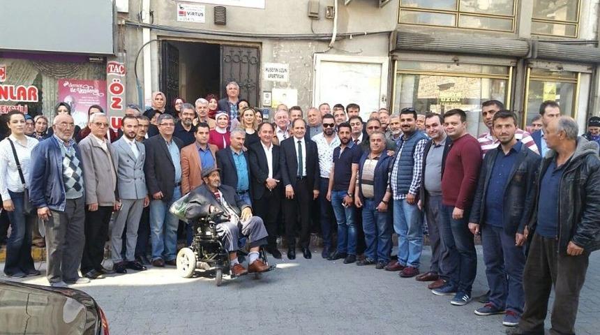 Ak Parti İl Başkanı Hasan Demiraslan, K&ouml;rfez İl&ccedil;elerine &Ccedil;ıkarma Yaptı