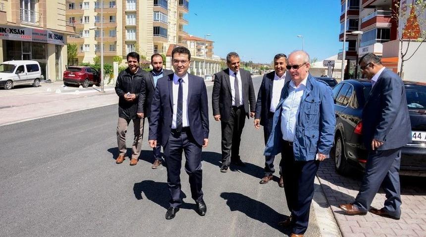 Yeni İl&ccedil;e Garajı G&uuml;zergahında Asfalt Ve D&uuml;zenleme &Ccedil;alışmaları Yapıldı