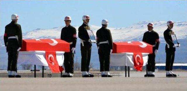 Kağızman Şehitleri Erzurum'dan Uğurlandı