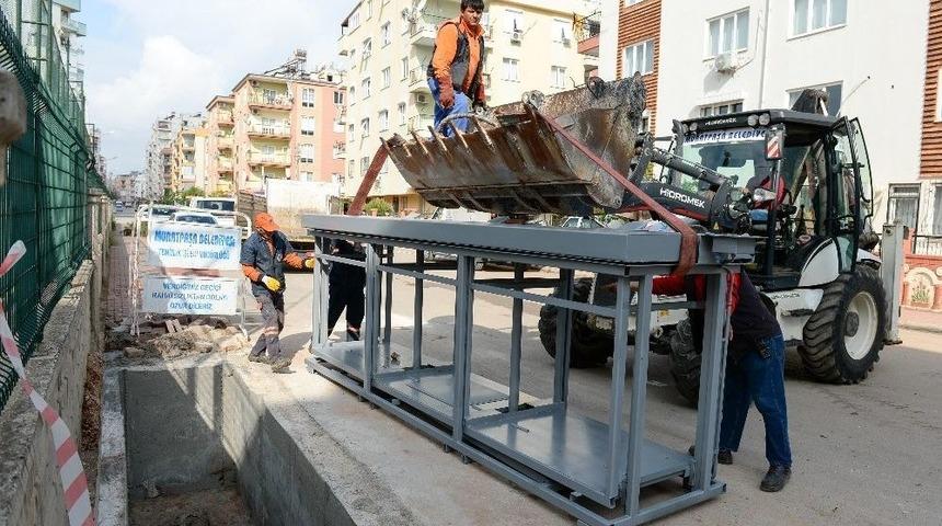 Kızılarık&rsquo;a Yer Altı Konteyneri