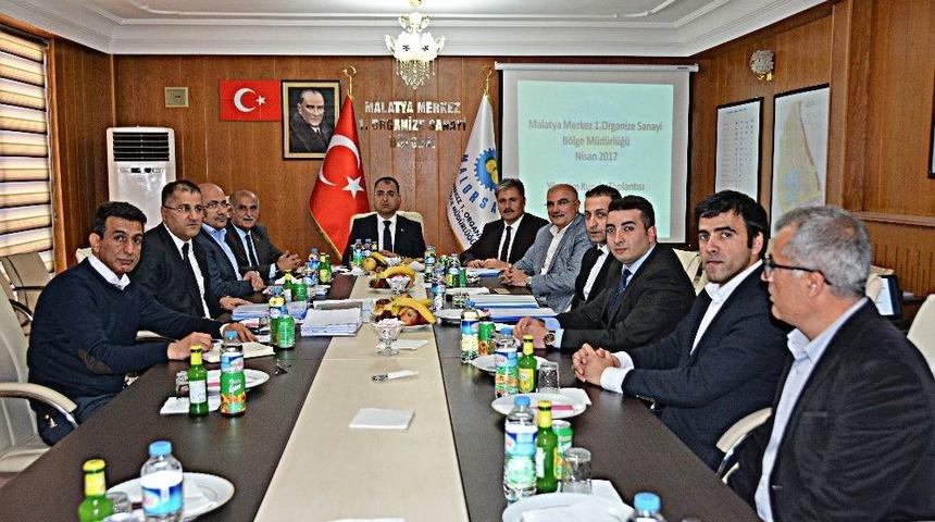 1.osb Y&ouml;netim Kurulu Toplantısı Vali Toprak&rsquo;ın Başkanlığında Yapıldı