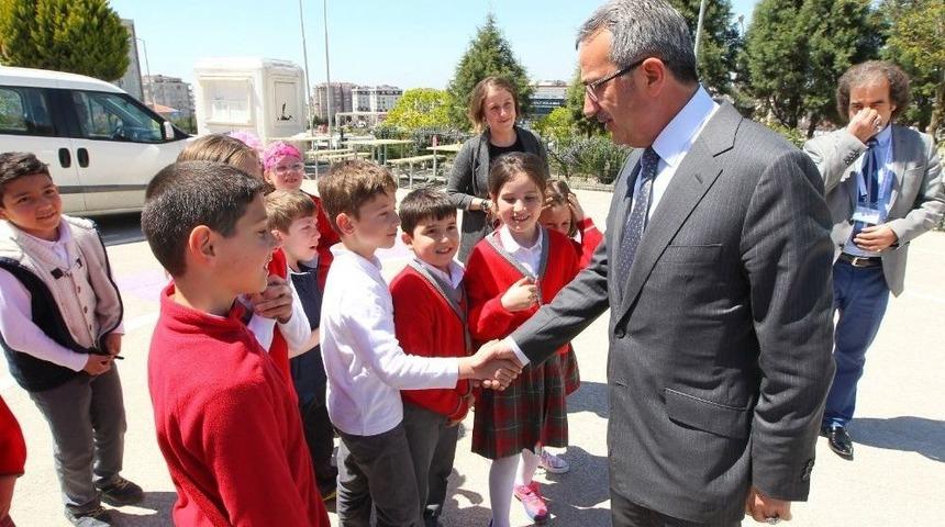 Başkan K&ouml;şker Miniklerle Buluştu