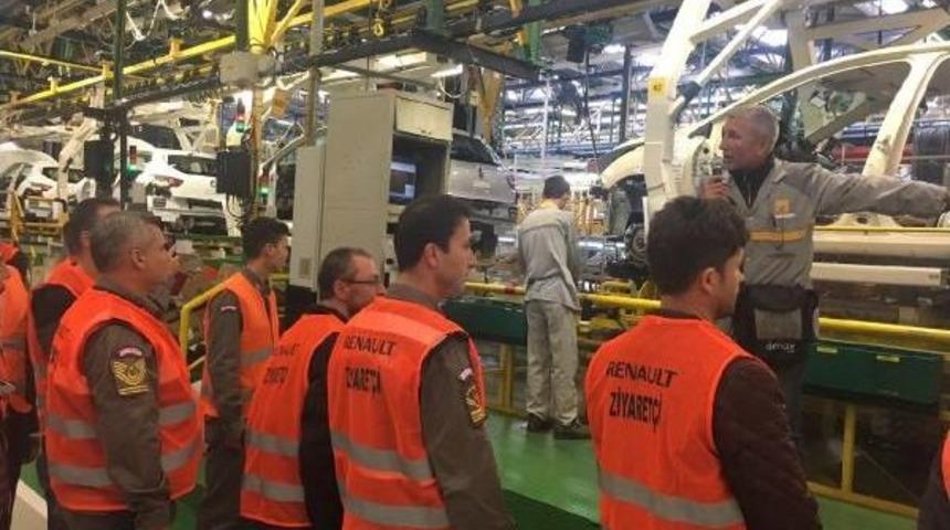 Jandarmaya Ara&ccedil; Arama Eğitimi, Otomobil Fabrikasında Verildi