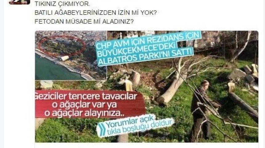 G&ouml;k&ccedil;ek&rsquo;ten Albatros Parkı&rsquo;nın Satılmasına Tepki