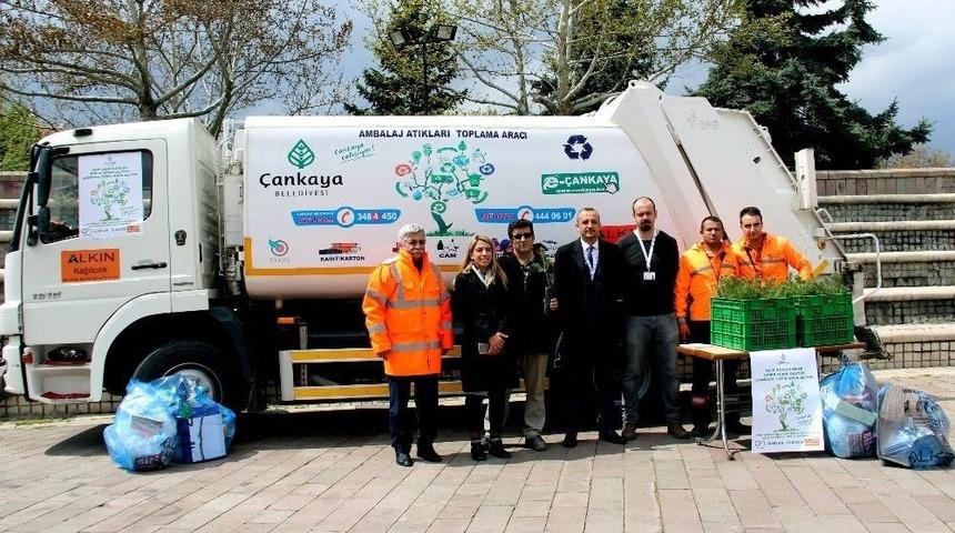 Ambalaj Atıkları Çankaya’da Fidana Dönüşüyor