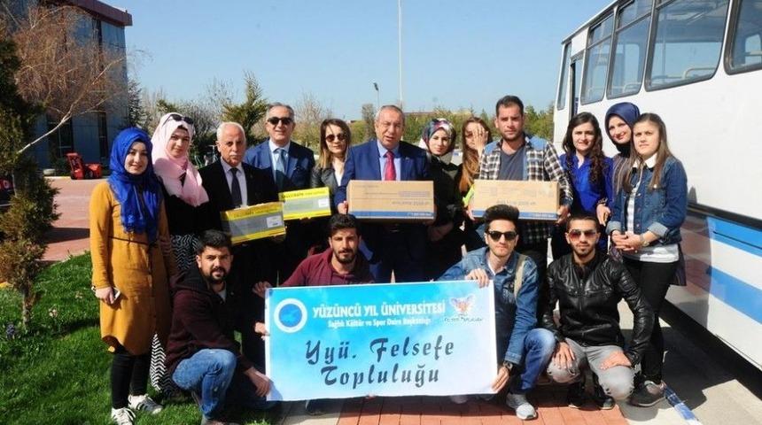 Yy&uuml; Felsefe Topluluğundan Anlamlı Yardım