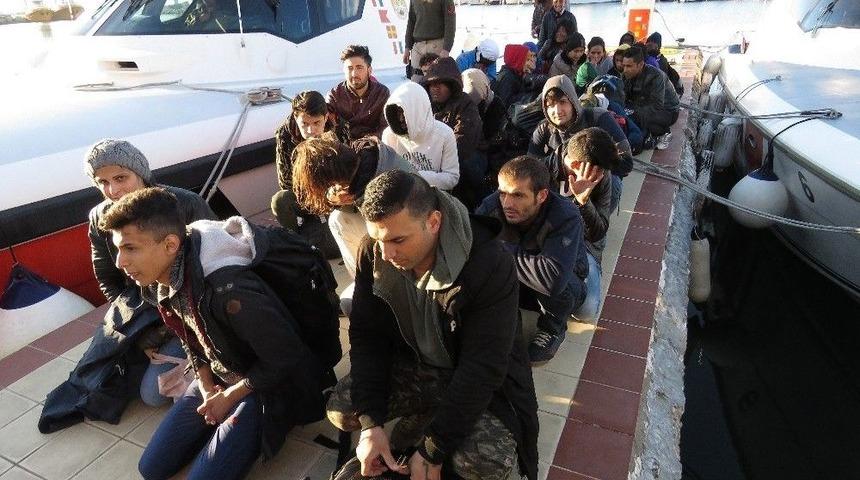 &Ccedil;anakkale&rsquo;de 34 M&uuml;lteci Yakalandı