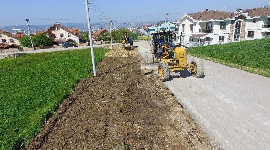 H&uuml;nkar Sokakta Yol Genişletme &Ccedil;alışması