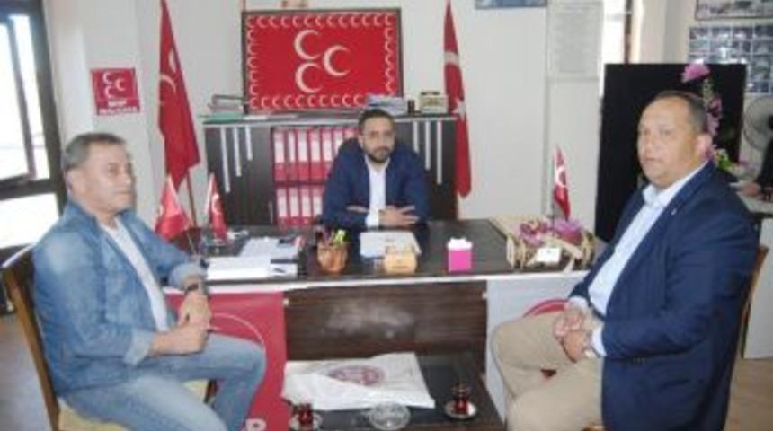 Ak Parti Y&ouml;netiminden Mhp İl&ccedil;e Başkanı Hakan Yıldız&rsquo;a Ziyaret