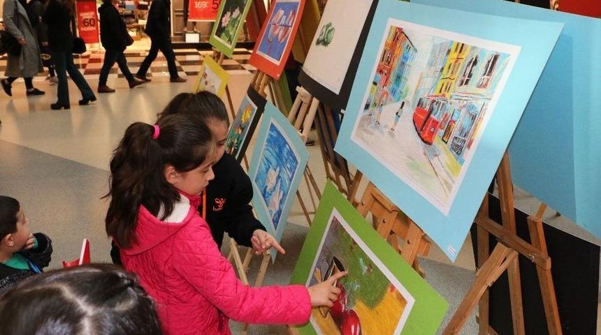 Kozlu Minik Ressamları Sergide Buluştu