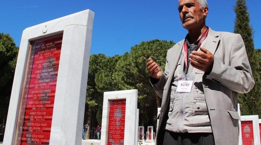 Şehit Fethi Sekin&rsquo;in Babası &Ccedil;anakkale Şehitliklerini Gezdi