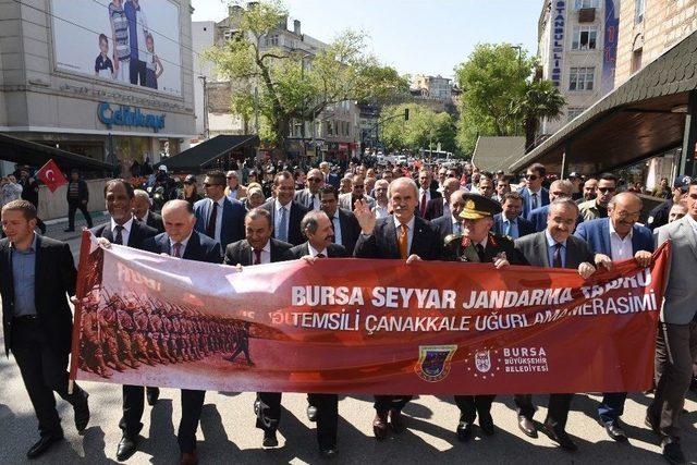 Mehmetçikler 102 Yıl Sonra Çanakkale Savaşlarına Uğurlandı