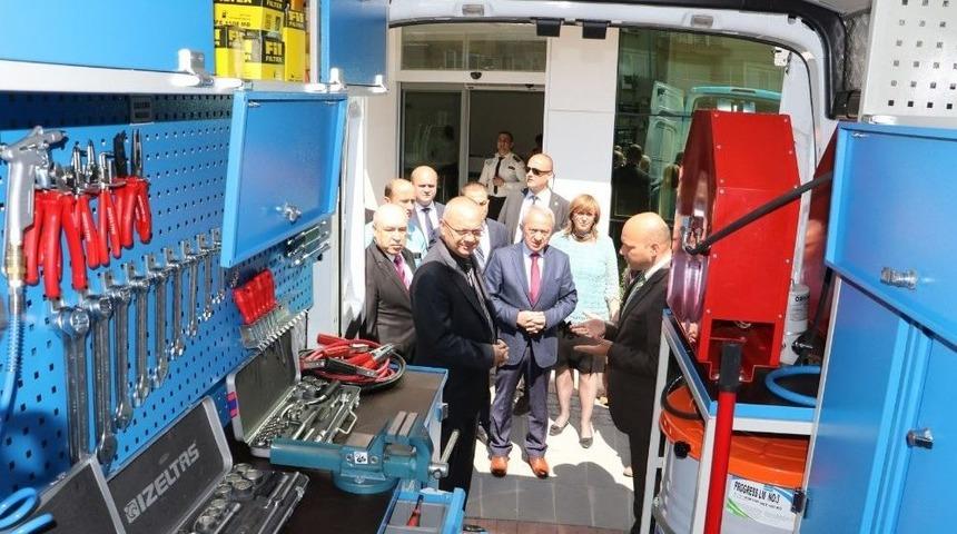 Başkan Ergün’den Yol Yardım Aracına İnceleme