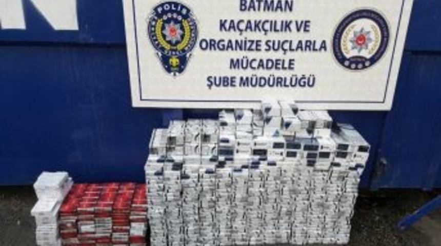 Batman’da 4 Bin 820 Paket Kaçak Sigara Ele Geçirildi