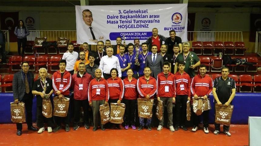 25 Takım 100 Personel İle Masa Tenisi Turnuvası Heyecanı