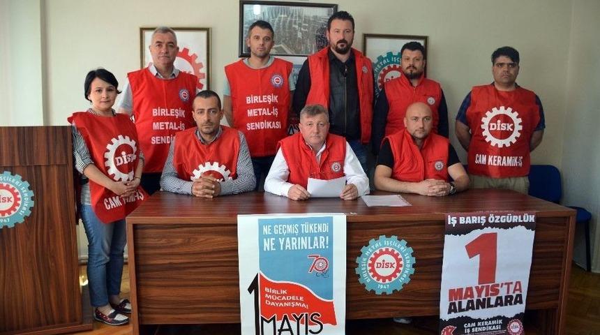 Disk Birleşik Metal İş Sendikası Bilecik B&ouml;lge Temsilciliğinden 1 Mayıs A&ccedil;ıklaması
