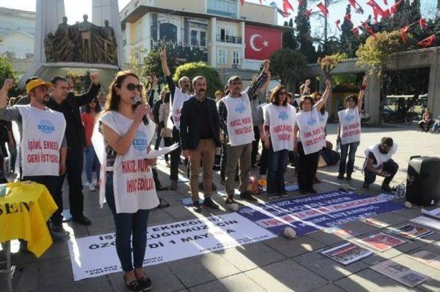 İhraç Edilen Memurlar Bakırköy'de '1 Mayıs' Etkinliği Düzenledi