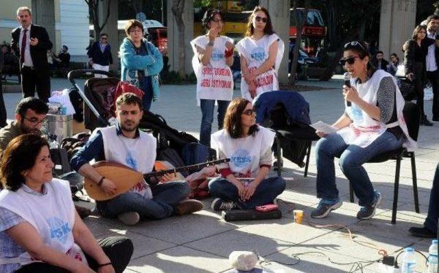 İhraç Edilen Memurlar Bakırköy'de '1 Mayıs' Etkinliği Düzenledi