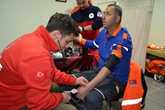 Samsun Afad'dan 12 Saatlik Deprem Tatbikatı