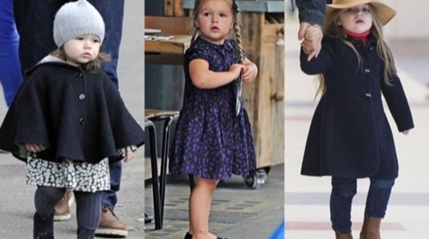 Minik moda ikonu Harper Beckham