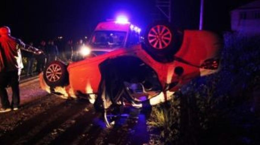 Biga&rsquo;da Kaza: 3 Yaralı