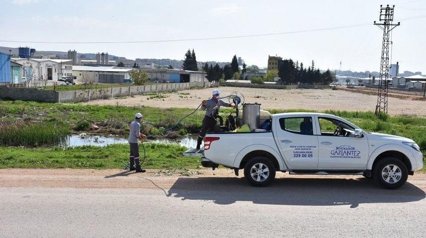 Gaziantep B&uuml;y&uuml;kşehir İla&ccedil;lama &Ccedil;alışmalarını S&uuml;rd&uuml;r&uuml;yor
