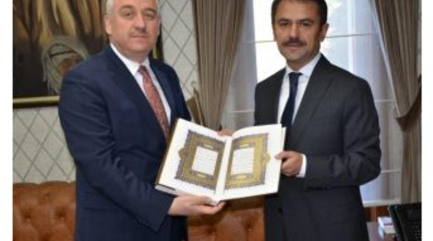 Diyanet İşleri Başkanlığı Y&ouml;netim Hizmetleri Genel M&uuml;d&uuml;r&uuml;nden Vali Aktaş&rsquo;a Ziyaret