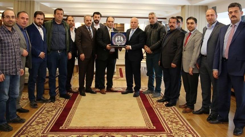 Erzurumlu İşadamlarından Başkan Sekmen&rsquo;e Ziyaret