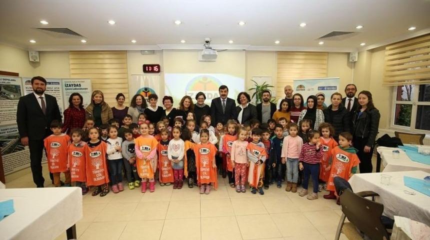 İzaydaş, Tema Vakfı Y&ouml;neticilerini Ve Minik &Ouml;ğrencileri Ağırladı