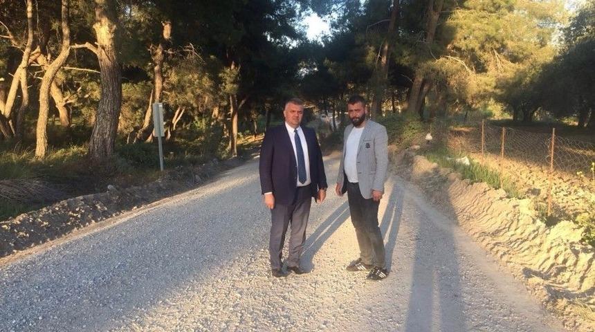 Bozuk Olan &Ccedil;amlık Yolu Yenilendi