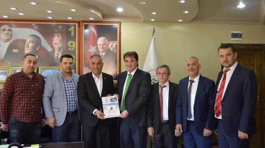 İstanbul Bilecikliler Yardımlaşma Ve Kalkındırma Derneği Başkanı Tepe&rsquo;den Başkan Mustafa Yaman&rsquo;a Ziyaret