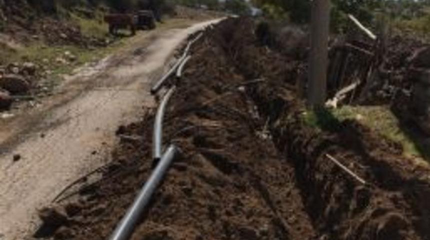 G&ouml;kbel Mahallesine Damlama Sulama Tesisi