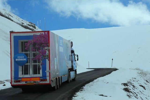 Eşsiz Bodrum Tanıtım Tırı Kars’ta